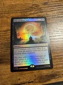 MTG Magic The Gathering Avatar Day of Black Sun FOIL Rare! - Image 1