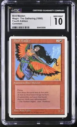 BIRD MAIDEN 4th Edition CGC 10 Gem Mint MTG [Nostalgium] - Image 1