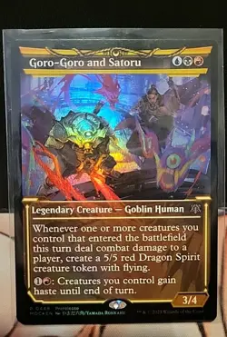 Goro-Goro and Satoru (Showcase) - Prerelease Foil Near Mint - Image 1
