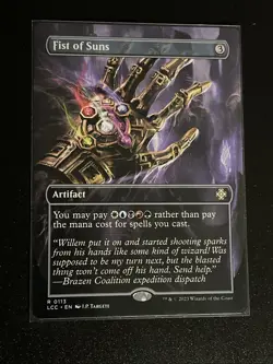 Fist of Suns (Borderless) #113 (NM) Lost Caverns of Ixalan LCC Magic MTG - Image 1