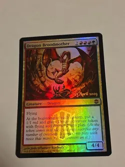 Dragon Broodmother Foil Alara Reborn Pre Release Promo NM - Image 1