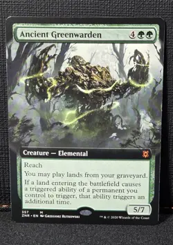 Ancient Greenwarden (Extended Art) Non-Foil - Zendikar Rising (ZNR) MTG - 357 NM - Image 1