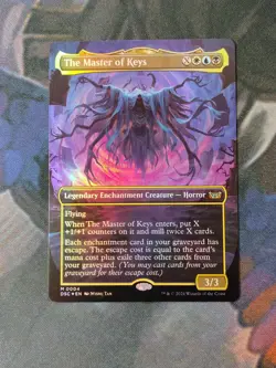 The Master of Keys - Borderless Foil | 7% Off 2+ | Duskmourn | NM | MTG - Image 1