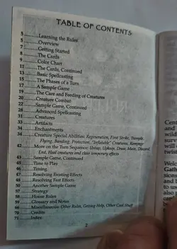 Magic The Gathering 1995 Ice Age Rulebook from Starter Deck *ES - Image 3