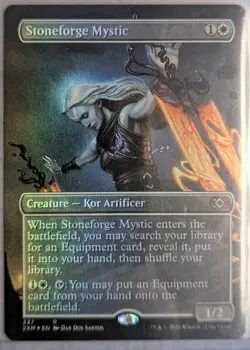 Magic The Gathering Stoneforge Mystic (Borderless) Double Masters Foil #337 - Image 1