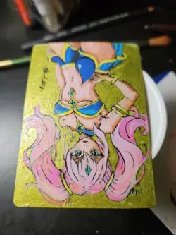 Hand Painted MTG Alter Island - Waifu Anime Fan Art By MTGhoarder - Image 3