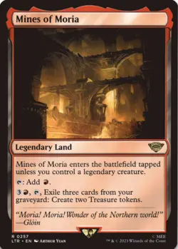 MTG Mines of Moria Normal NM Universes Beyond: The Lord of the Rings: Tales of M - Image 1