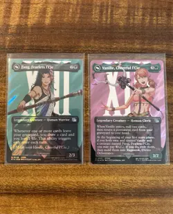 MTG✨FANG & VANILLE L'CIE Borderless SURGE FOIL Set✨FINAL FANTASY FFXIII MINT - Image 1