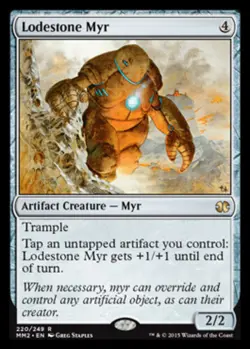 Lodestone Myr ~ Lightly Played Modern Masters 2015 MTG Magic UltimateMTG Artifac - Image 1