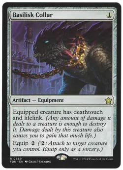 Basilisk Collar Foundations FDN 669 MTG Regular Rare - Image 1