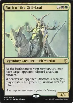 VLP/NM - Nath of the Gilt-Leaf: Commander 2016 Edition Magic Card - Image 1