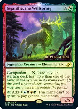 1x Jegantha, the Wellspring - Foil - Prerelease Promo Light Play, English Prerel - Image 1