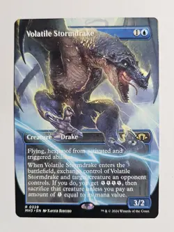 Volatile Stormdrake Borderless NM MTG - Image 1