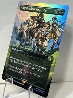 1x - A Realm Reborn - FOIL BORDERLESS TRACK FOIL #566 - Final Fantasy - NM MTG - Image 5