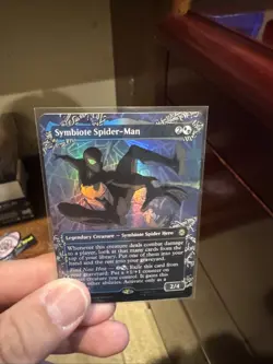 Symbiote Spider-Man (Borderless) Spider-Man Magic The Gathering - Image 1