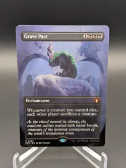 Grave Pact (Borderless) Commander Masters Regular - Image 1