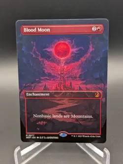 Blood Moon (Anime Borderless) Wilds of Eldraine: Enchanting Tales Regular - Image 1
