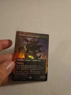 x1 Redshift, Rocketeer Chief DFT Aetherdrift MTG 366 FOIL RARE BORDERLESS 1x - Image 1