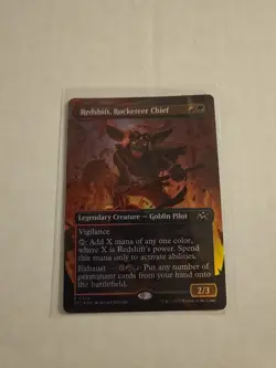 x1 Redshift, Rocketeer Chief DFT Aetherdrift MTG 366 FOIL RARE BORDERLESS 1x - Image 2