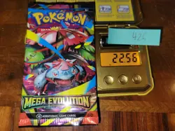 22.56g (Heavy for Lot) Mega Evolution Pokemon Booster Pack - Sealed #426 - Image 1