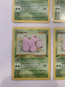 Pokemon 1st Edition Jungle Set COMMON Exeggcute 52/64 x4 LOT - Image 5
