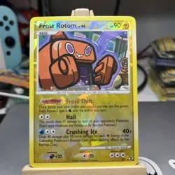 Pokemon Frost Rotom Reverse Holo Platinum Rising Rivals RT2 LP - Image 1