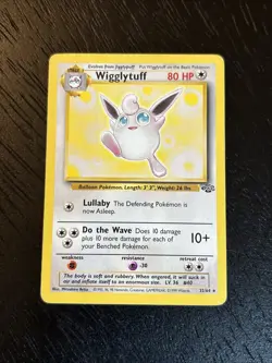 Pokemon TCG Wigglytuff 32/64 Jungle Unlimited Edition Regular LP - Image 1