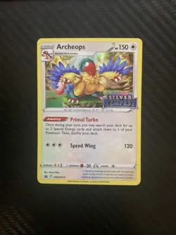 Pokemon TCG Archeops Prerelease Promo Silver Tempest SWSH272 Sword & Shield NM - Image 1