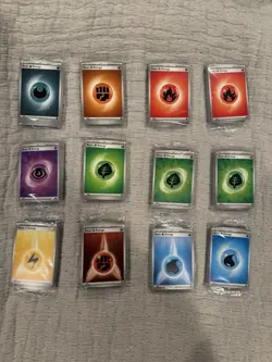 Pokemon TCG Basic Energy Lot - 12 Sealed Packs Mixed Types - Image 1