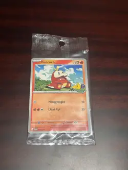 Pokemon TCG Bahasa Indonesia Fuecoco Beginner First Class Kelas Pertama Promo - Image 1