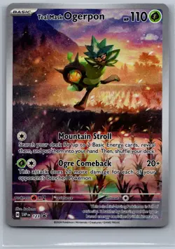 Pokemon TCG Teal Mask Ogerpon 123 Scarlet Violet Promo - Image 1