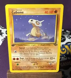 Cubone 1999 Pokemon Jungle 50/64 1st edition NM Lp - Image 1