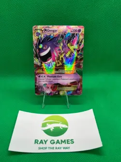 Pokemon TCG M Gengar EX 121/119 Phantom Forces Holo Secret Rare Gold DMG - Image 1