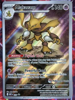 Alakazam - 009 (Pokemon Center Exclusive) 009 Me: Mega Evolution Promo Holo - Image 1