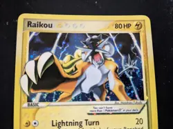 POKEMON TCG RAIKU GOLD STAR HOLO 114/115 EX UNSEEN FORCES NM - Image 3