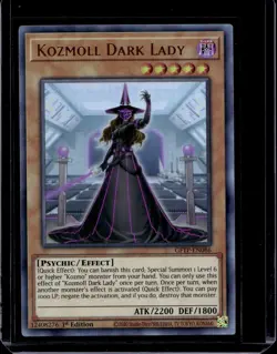Yugioh! Kozmoll Dark Lady - GFTP-EN086 - Ultra Rare - 1st Edition Near Mint, Eng - Image 1