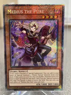Yu-Gi-Oh! Medius the Pure - DUAD-EN008 Starlight Rare English Near Mint - Image 1