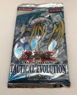 Yugioh Tactical Evolution Booster Pack English Edition 1996 SEALED - Image 1