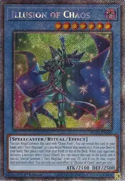 Yugioh! Illusion of Chaos - RA02-EN020 - Platinum Secret Rare - 1st Edition Near - Image 1