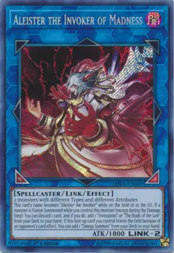 Yugioh! LP Aleister the Invoker of Madness - SHVA-EN020 - Secret Rare - 1st Edit - Image 1