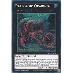 Yu-Gi-Oh Paleozoic Opabinia MP25-EN138 Prismatic Secret Rare 1st Edition - Image 1