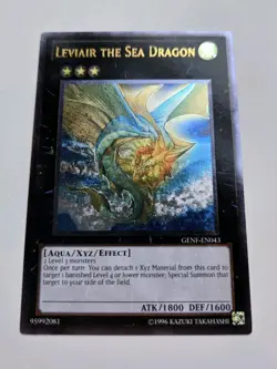 Leviair the Sea Dragon Ultimate Rare Unl Edition GENF-EN043 NM Yugioh - Image 1