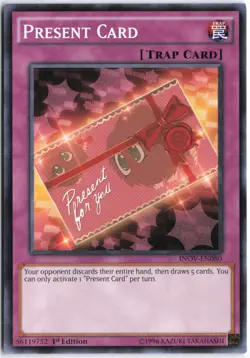 Yugioh - Present Card INOV-EN080 1st Edition - Invasion: Vengeance - Image 1