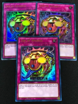 Yugioh Jar of Avarice SS03-ENV02 1st Ultra x3 (NM) - Image 1