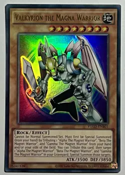 Valkyrion The Magna Warrior YGLD-ENB01 (NM) Ultra Rare Unlimited YuGiOh 2020 - Image 1