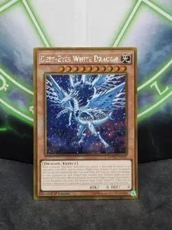 Yugioh Deep-Eyes White Dragon MVP1-ENG05 Gold Rare 1st Edition NM - Image 1