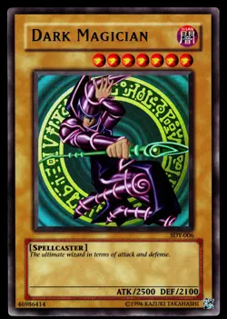 Yugioh! Dark Magician SDY-006 Ultra Rare VINTAGE VLP - Image 1