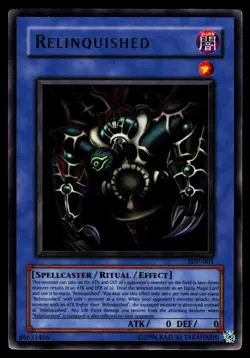 Yugioh! Relinquished SDP-001 Ultra Rare MP - Image 1