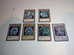 YUGIOH Blue Eyes White Dragon Lot Of 6 Common And Ultra Rare - Image 1