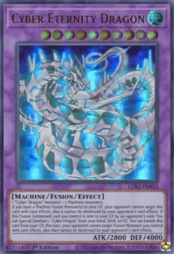 Cyber Eternity Dragon - LDS2-EN033 - Ultra Rare - 1st Edition Yugioh - Image 1